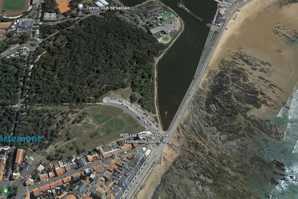 Le Petit Cote Ouest - Appt Dans Les Pins Pres De La Plage เลส์ซาบล์-โดล็อนน์ ภายนอก รูปภาพ